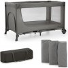 KINDERKRAFT Postieľka cestovná Joy 2 Variant: KINDERKRAFT Postieľka cestovná Joy 2 Dark grey