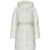 Calvin Klein Jeans Bundy LOGO BELT LONG PUFFER Biela