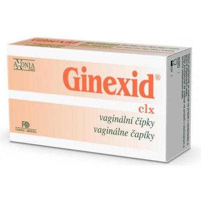 Ginexid vaginálne čapíky 10 x 2 g