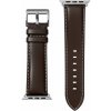 LAUT Oxford – kožený remienok na Apple Watch 42/44 mm, tmavohnedý LAUT-AWL-OX-ES