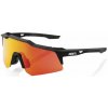 100% Speedcraft XS Soft Tact Black HiPER Red Mirror Lens slnečné športové okuliare