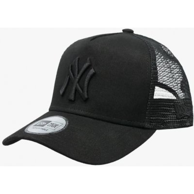 New Era 9Forty Trucker Clean NY Yankees Black On Black