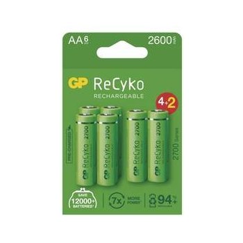 GP ReCyko 2700 AA 6ks 1032226270