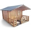 Canada 300 x 300 cm 28 mm + podlaha, okenica a terasa 150 cm