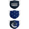 Roušky Vancouver Canucks NHL FOCO - set 3 kusy EU Veľkosť: dospělá velikost