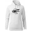 Still Plays With Planes - Mikina dámská Cape s kapucí - L ( Biela )