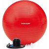 Gymnastická lopta s pumpičkou TUNTURI zosilnená 65 cm Červená