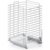 Výsuvný kôš na prádlo do plytkej skrinky 2356 P22 Cargo PRO – strieborný 400mm