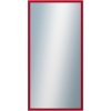 DANTIK - Zrkadlo v rámu, rozmer s rámom 50x100 cm z lišty PERLA červená lesklá (2878)