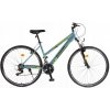 DÁMSKY CROSSOVÝ CESTNÝ BICYKEL 28 SHIMANO HLINÍKOVÝ TLMIČ NA ASFALT