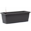 Plastia Samozavlažovací truhlík Bergamot 80 x 20 x 17 cm antracit