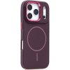 AppleMix Kryt FRAME MAG COVER pre Apple iPhone 17 Pro Max - sub. MagSafe - fialový