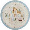 Bloomingville Keramický tanier Celebrate Blue 16 cm