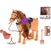 Mikro trading Kůň s doplňky - 17 cm - 2 barvy