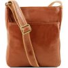 Kožená taška cez rameno Jason - Tuscany Leather Farba: Medová