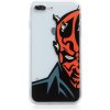 AppleMix Kryt STAR WARS pre Apple iPhone 7 Plus / 8 Plus - Darth Maul - gumový - priehľadný