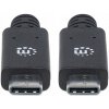 Manhattan 354875 Hi-Speed USB-C , Type-C Male to Type-C Male, 2m, černý