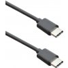 mobilNET 2X Type-C čierny kábel s podp. 3A PD fast charge(E) KAB-0121-X2X-TYPEC