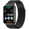 eses Milánsky ťah celokovový náhradný náramok pre Huawei Watch Fit 2 Farba: čierna