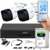 DAHUA zostavy Dahua monitorovacia súprava XVR 1TB 2 5MPx 2,8 mm rohové kamery