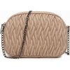 Miss Lulu dámska prešívaná crossbody kabelka khaki