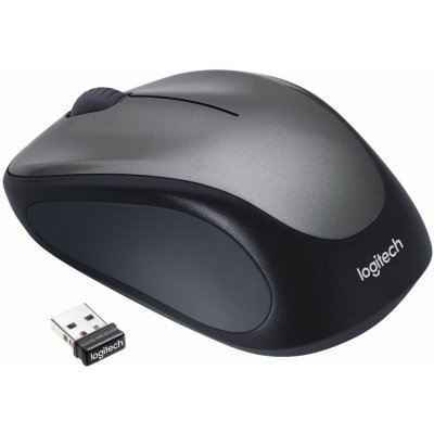 Myš Logitech Wireless Mouse M235 čierno-strieborná (910-002201)