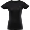 Alpine Pro BASIKA dámske čierne rýchloschnúce tričko - S-L Nadměrná velikost pro plnoštíhlé