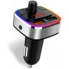 Connect IT CarRGB bezdrôtový FM transmitter, 2× USB + MicroSD – strieborná 14549155