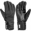 Leki Hikin Pro black unisex větruodolné zimní lyžařské rukavice Windstopper Primaloft 7 (S)