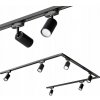 Zestaw Szynoprzewód Lišta 3x 1m + 6x Halogénové LED svietidlo GU10 Bodové svietidlo