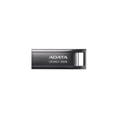 ADATA Flash Disk 32GB UR340, USB 3.2 Dash Drive, kov lesklá černá AROY-UR340-32GBK