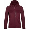 Dámska mikina KILPI, LAYANA vínová,biela 36