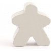 TLAMA games Dřevěné figurky klasický meeple 16 mm (20 ks) Barva: Bílá
