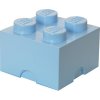 LEGO® Úložný box 4 25 x 25 x 18 cm svetlomodrá