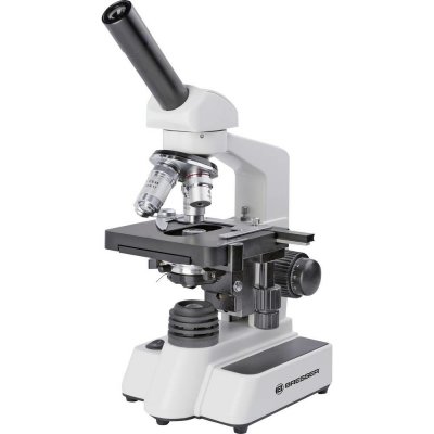 Bresser Optik Erudit DLX 40-1000x mikroskop s prechádzajúcim svetlom monokulárny 1000 x spodné svetlo; 5102000
