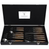 Laguiole Sada príborov Laguiole Luxury 16 ks olive