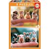 EDUCA Puzzle Malá zvířátka 2x20 dílků