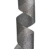 Stuha čierno strieborná 3,8 cm / 1 m