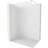 Mexen Kioto-X sprchová stena Walk-in 70 x 200 cm, mrazené 10 mm, zlatá kartáčovaná - 800-070-101-55-30-X