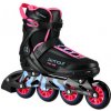 NILS EXTREME Kolieskové korčule NA22151 Armour čierna-ružová