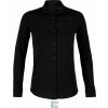 NEOBLU 3199 BALTHAZAR WOMEN / Dámska košeľa s dlhým rukávom - deep black XL