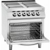 Bartscher Elektrický sporák 900, 4-platničkový s rúrou, W900, elO