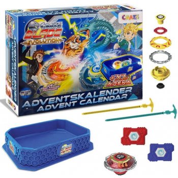 CRAZE Adventný kalendár Beyblade s arénou