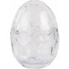 Clayre & Eef Sklenená dóza s vekom v tvare vajca – Ø 9*12 cm - Clayre & Eef