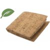 Pánska Peňaženka Vegánsky Korok dariya® Udržateľná 12x9,5cm hnedá Farba: hnedá