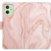 iSaprio Flip RoseGold Marble pro Motorola Moto G54 5G / G54 5G Power Edition rogomarble-FLP2-MoG54
