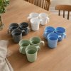 Znovupoužiteľné plastové šálky na kávu 300 ml – sada 3 ks (Plastové poháre na kávu a nápoje vhodné na kempovanie, záhradu aj bežné používanie)