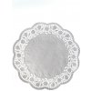 Wimex Dekoračná krajka okrúhla biela priemer 18cm, 100 ks