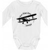 Still Plays With Planes - Body dojčenské s dlhým rukávom - Dlhý r. do 3 mes ( Biela )