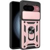 Techsuit CamShield Series puzdro pre Google Pixel 9 / 9 Pro – ružovo-zlaté